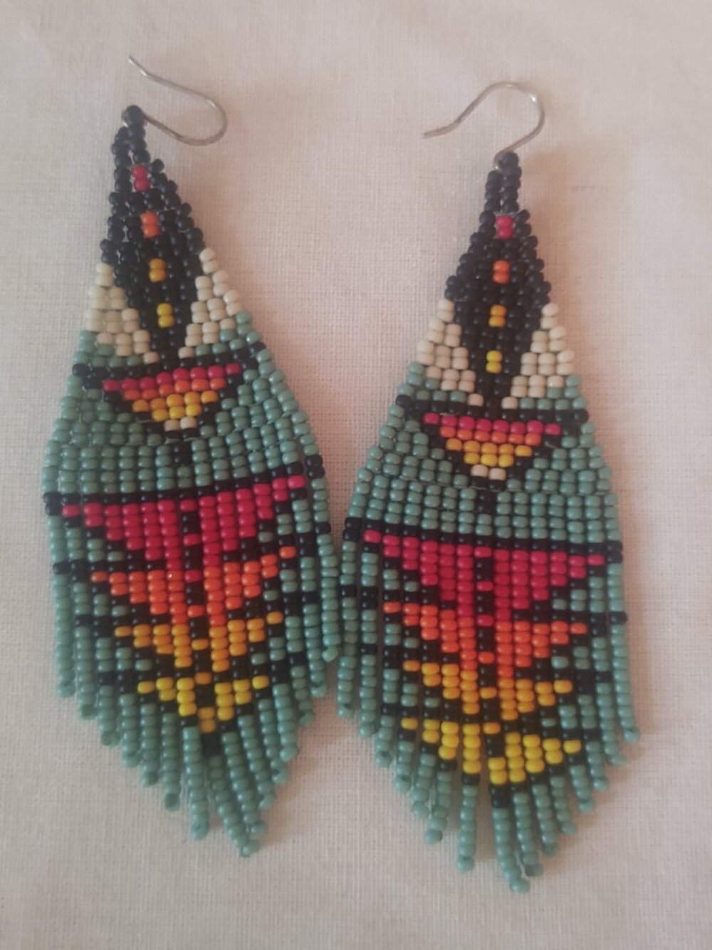 Amazing handmade beaded earrings